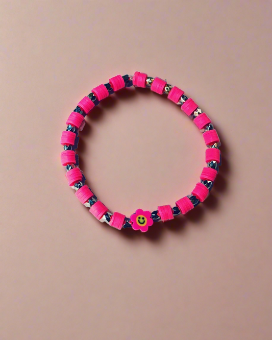 Pink Polymer bracelet