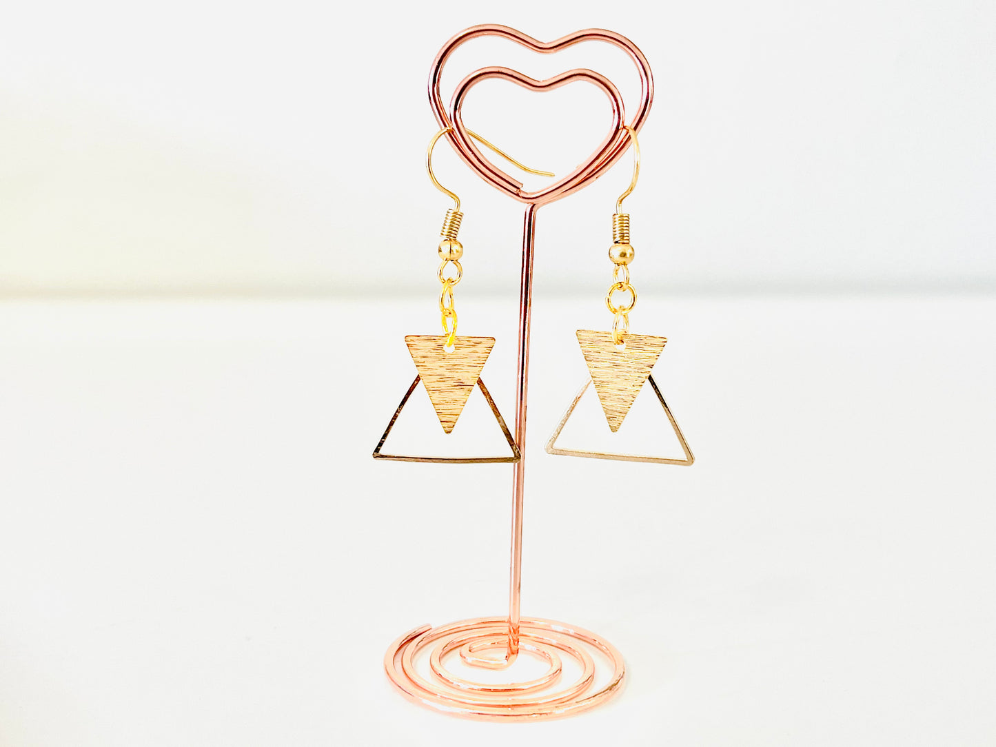 Double Triangle Earrings