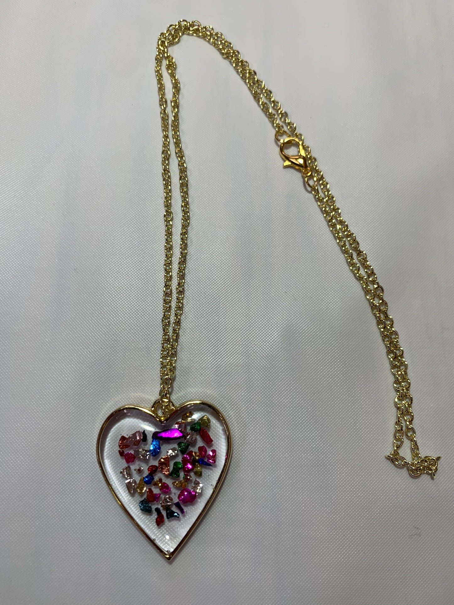 Metallic Heart Pendant